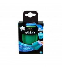 Recipiente de stocare hrana cu capac Explora, Tommee Tippee, 2 buc, Albastru/Verde